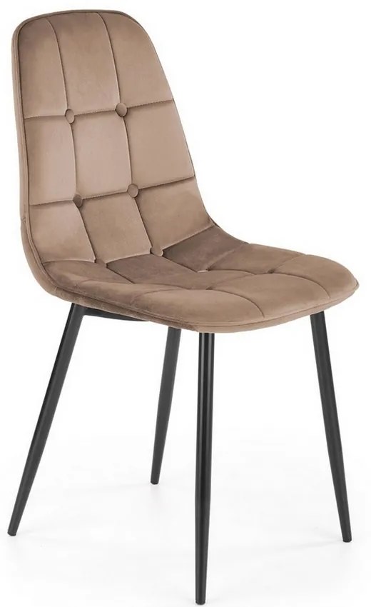 Jedálenská stolička Lancaster, béžová / čierna