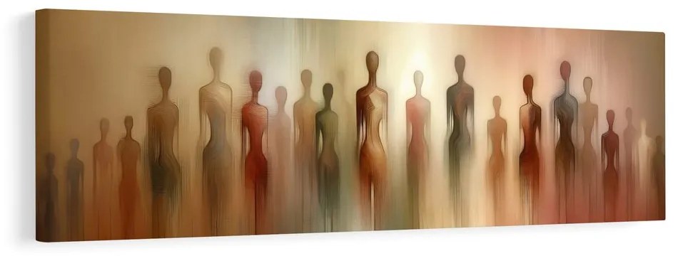 Obraz postavy v hmlistom svetle