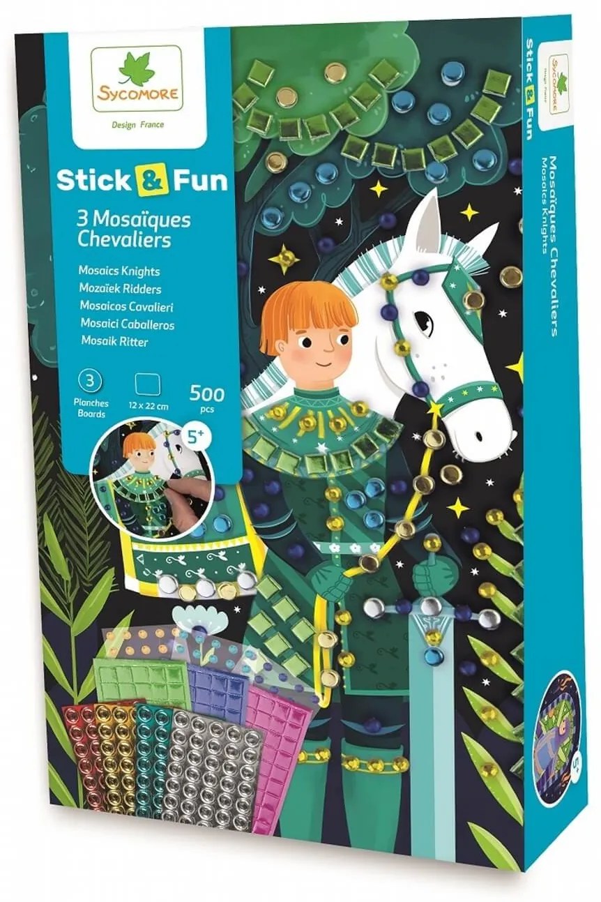 Stick & Fun - malá mozaika - rytieri