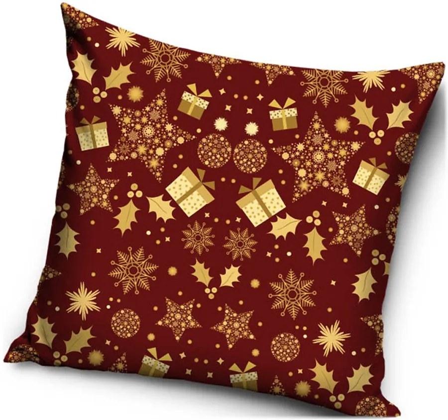 Vankúš s motívom Vianočná nálada - 40 x 40 cm