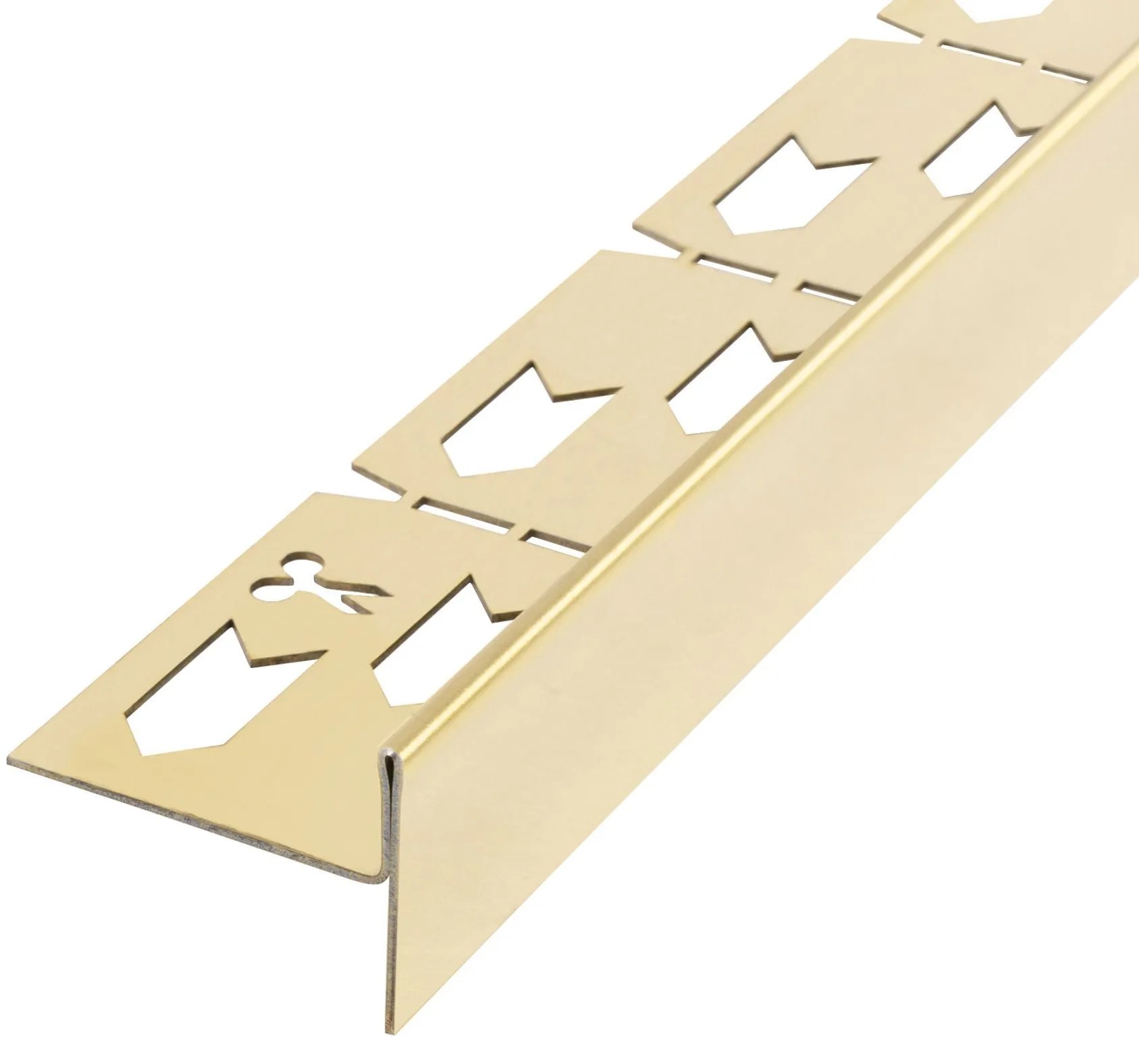 Rea Rea, nerezová spádová lišta, pravá, dĺžka 1200 mm, zlatá lesklá, REA-K3205