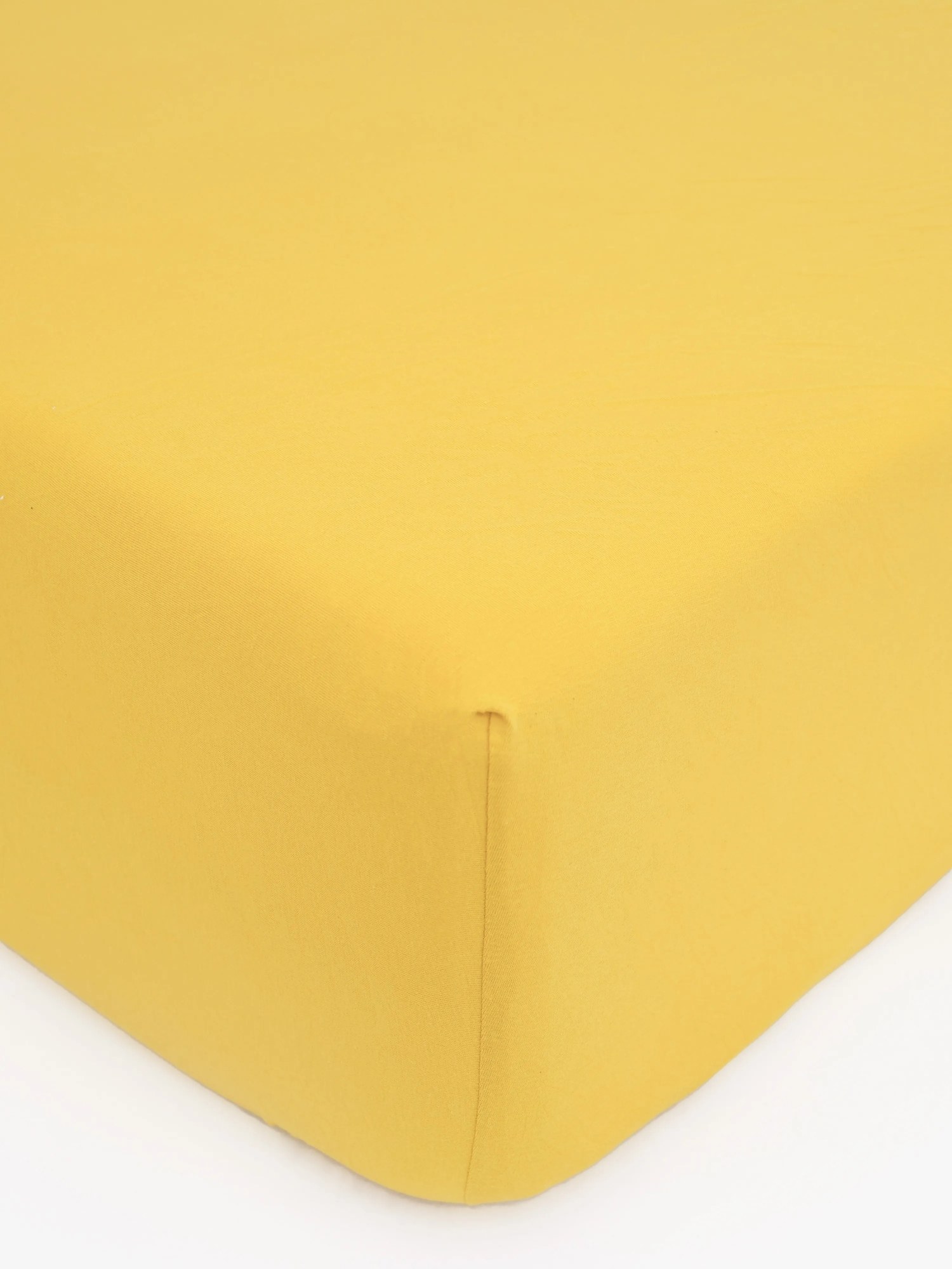 Jersey plachta do postieľky Classic 70 × 140 cm - horčicová