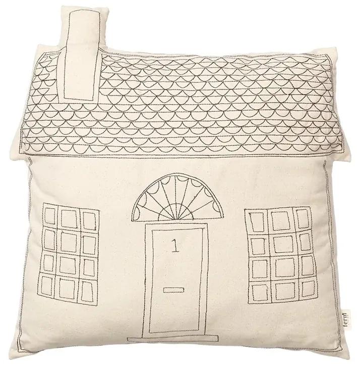 Ferm Living Dekoratívny vankúš Abode Cottage House 45 × 45 cm
