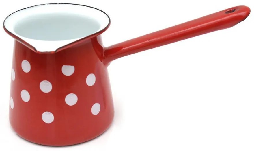 Džezva 250ml smalt, dekor Bodky