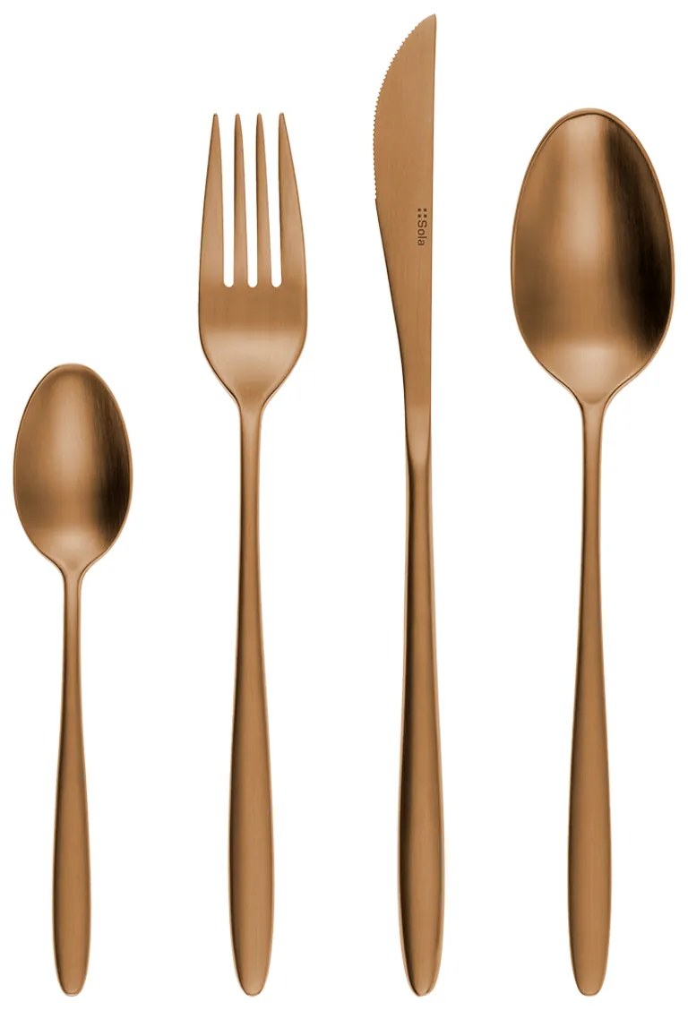 Príborový set 16 ks – Vivo PVD Rose Gold matný - 140302