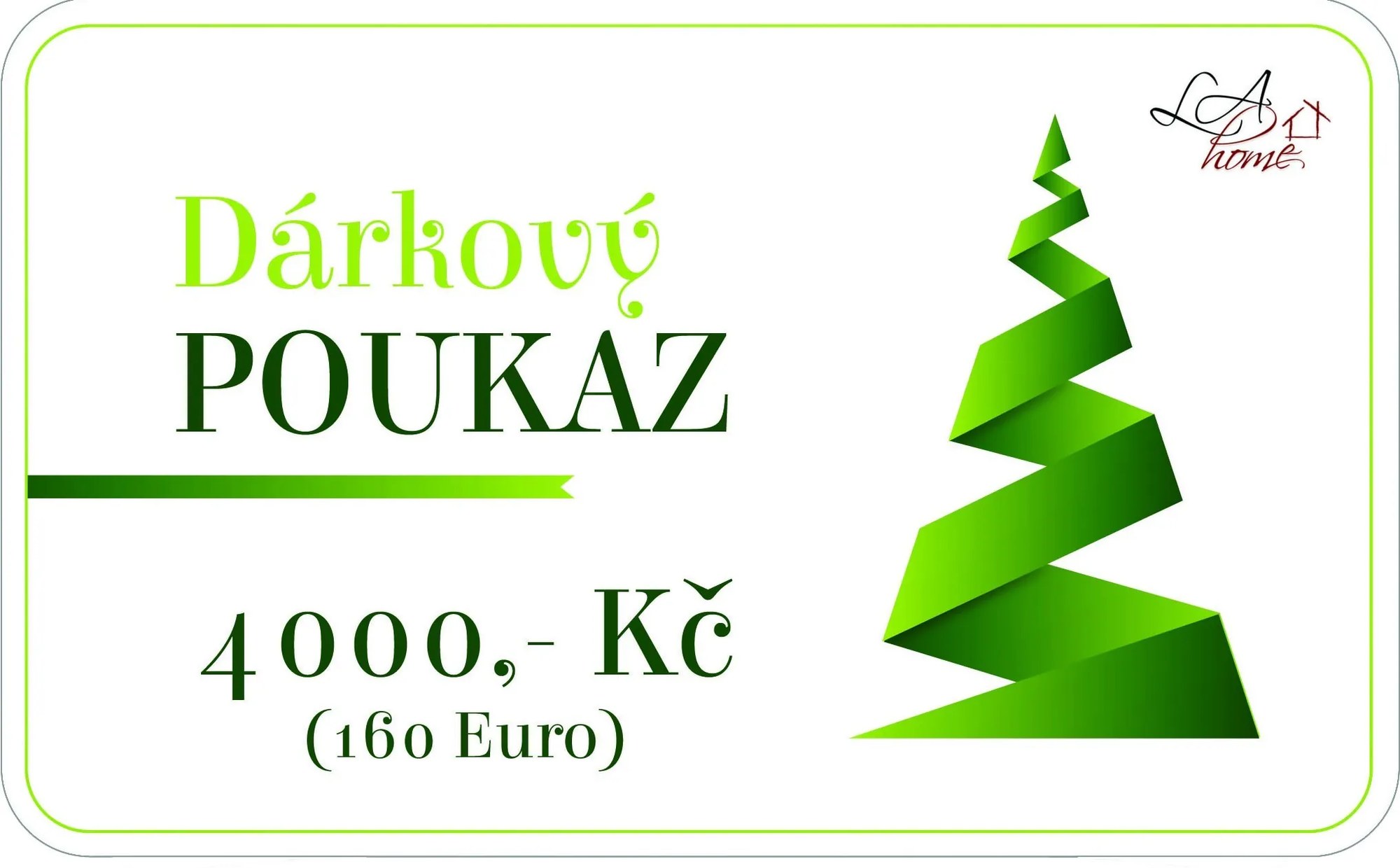Darčekový poukaz 180 Euro
