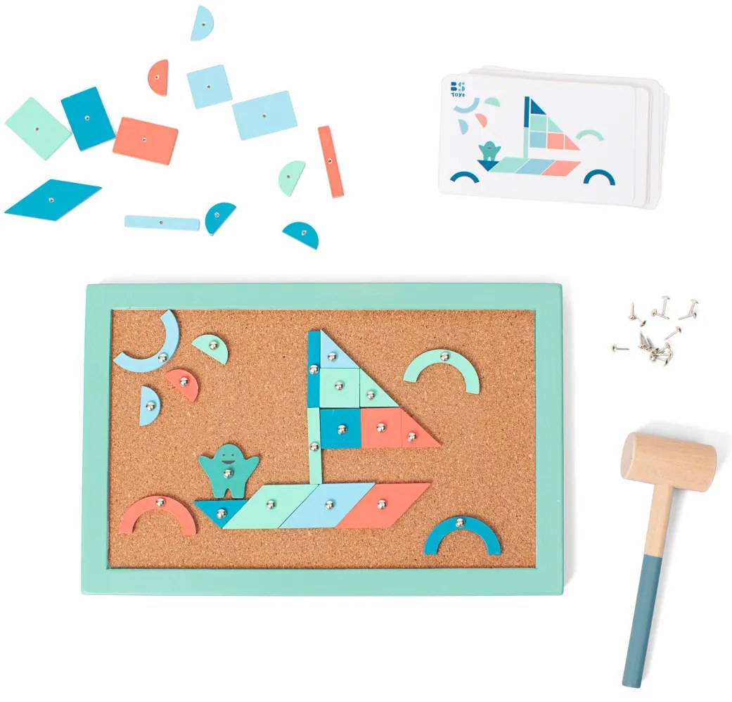 Zatĺkačka s kladivkom a klinčekmi