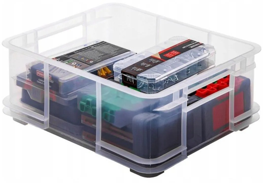 CURVER Úložný box, rovná plastová bednička, stohovateľný AURORA - 44 x 35 x 16 (19L)