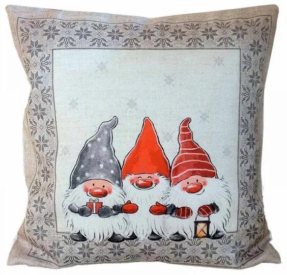 Vankúšová obliečka Škriatkovo šťastie 40x40 cm