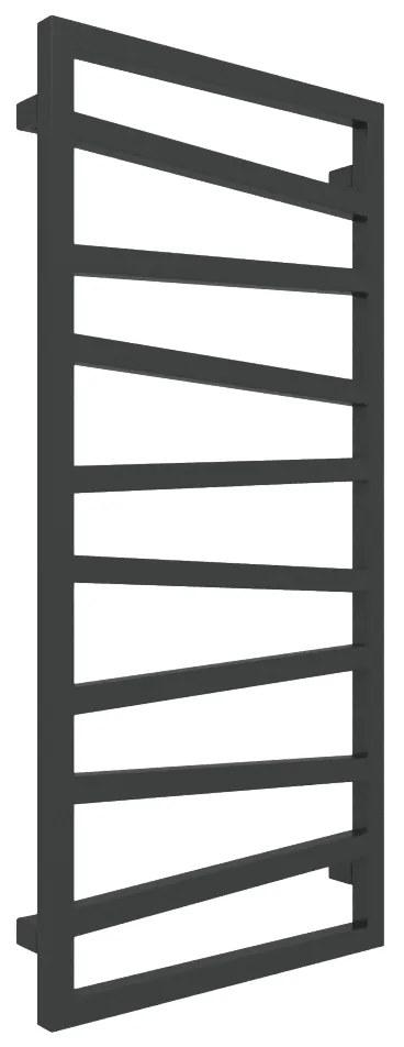 Terma24 Zigzag 1070x500 vodný/elektrický radiátor RAL 9005 MATT pololesk SX