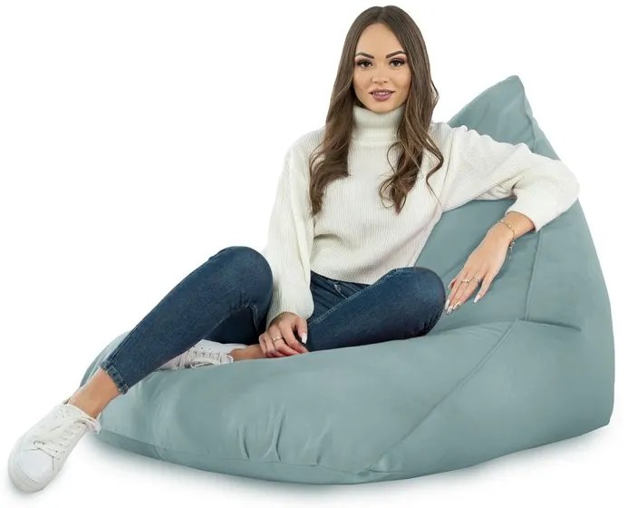 Sedací vak Bermudy Plyš Farba: Mätový