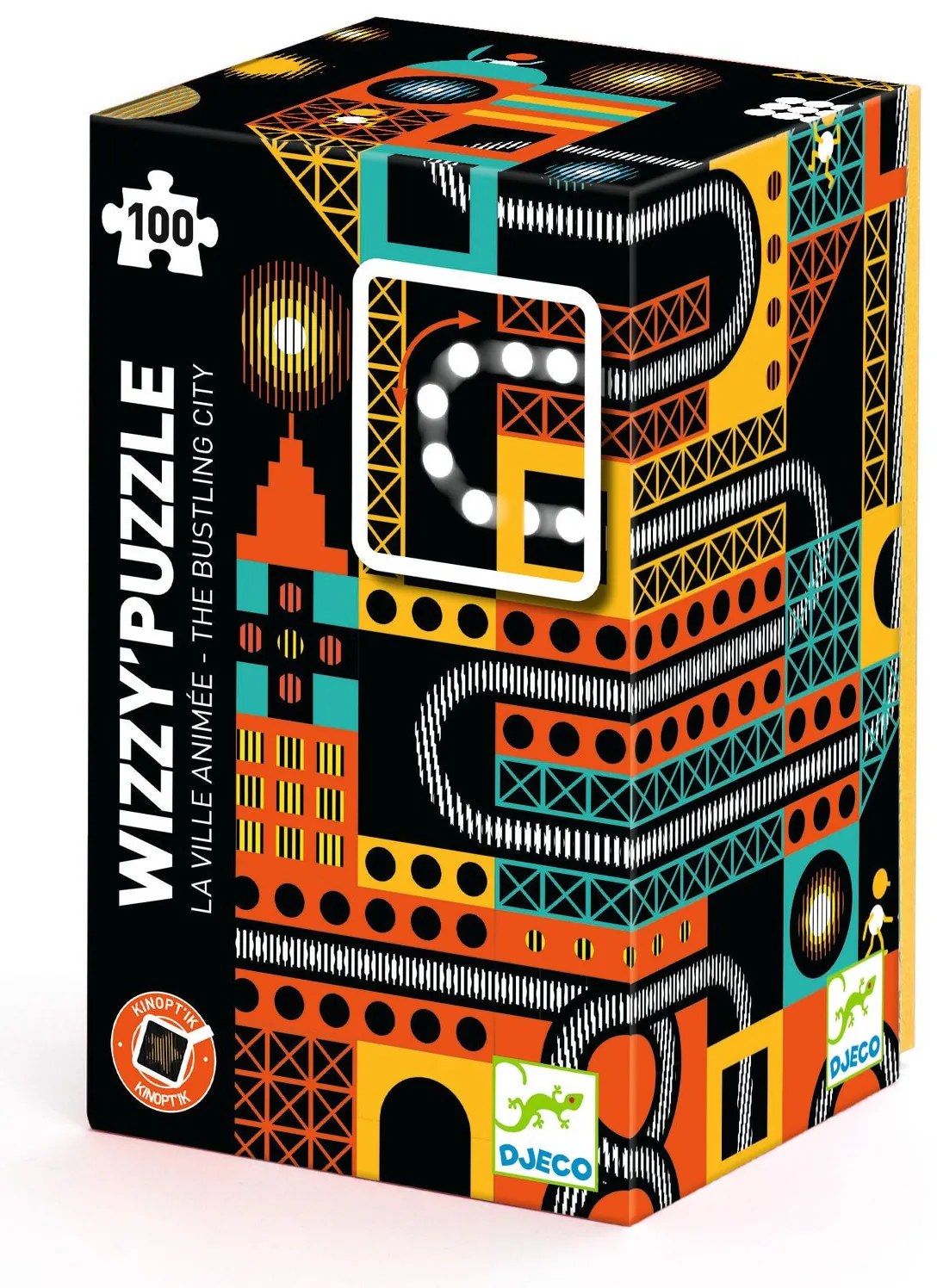 Efektné puzzle - živé mesto - 100 ks