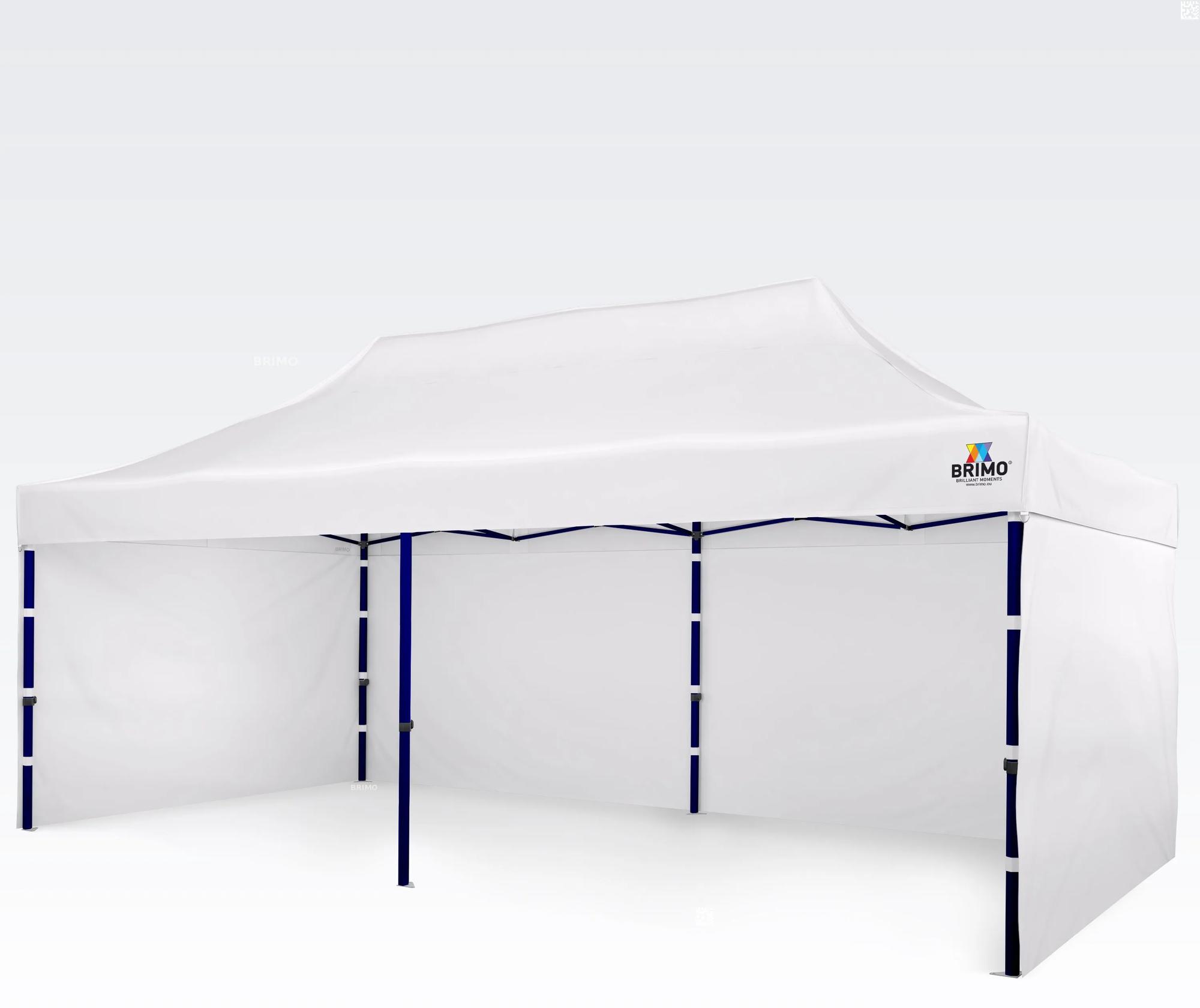 BRIMO Svadobné stany 3x6m - s 3 stenami - Biela 24