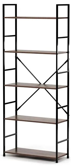 BONTEC Regál, mdf, hnedá, GD-225 OAK Farba: Hnedá