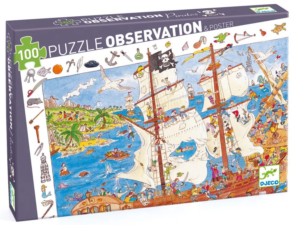 Puzzle – Piráti – 100 ks
