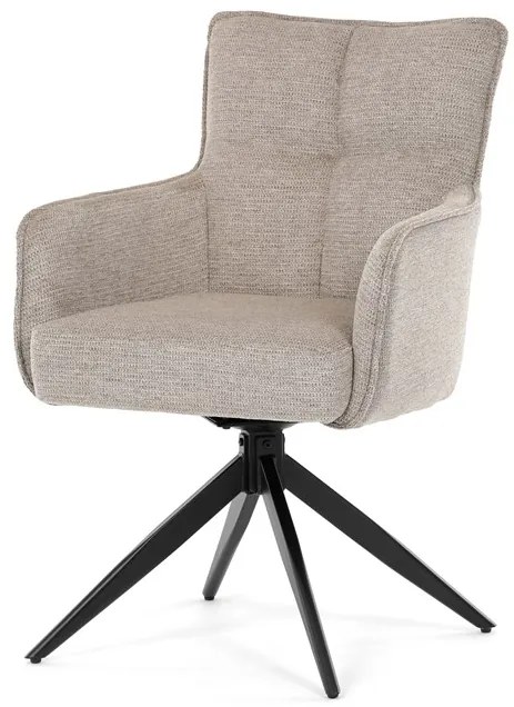 Autronic BONTEC Jedálenská stolička, sivá, látka, DCH-P3170 GREY2 Farba: Béžová