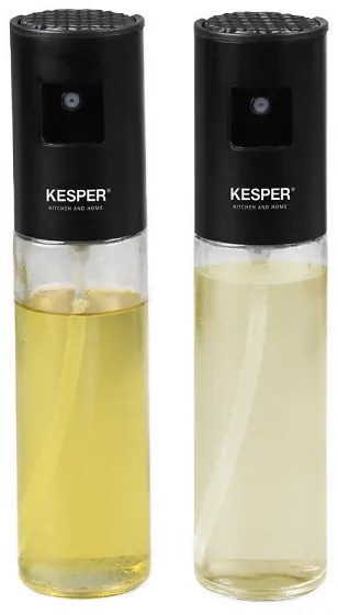 Rozprašovač na olej a ocot, súprava 2ks 450ml, čierne viečka Kesper