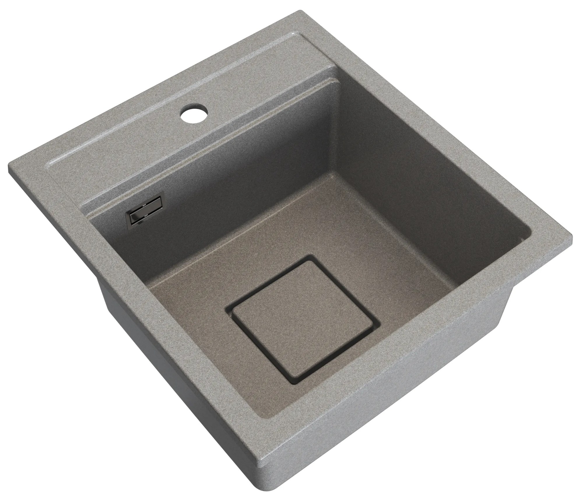 Gamma Quadro 4550, 1-komorový granitový drez 450x495x220 mm, béžová, GMA-ZLE000219