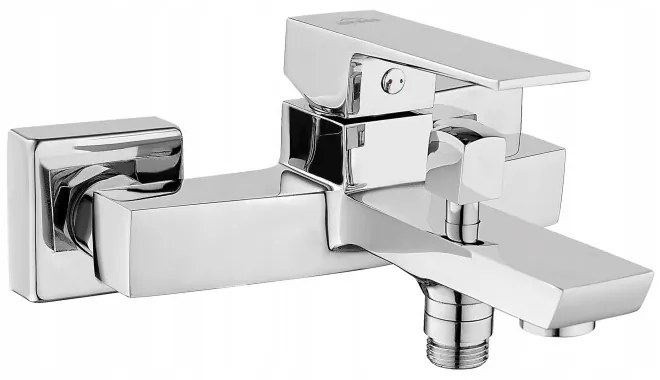 Invena Paros, nástenná vaňová batéria, chrómová, BW-09-001-A