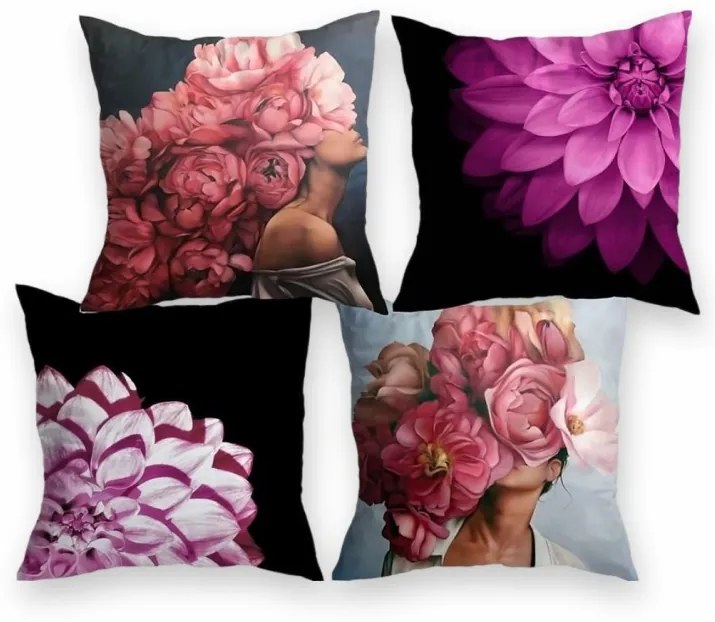 Obliečky na vankúše 40x40 cm Pyton set 4 ks EMI