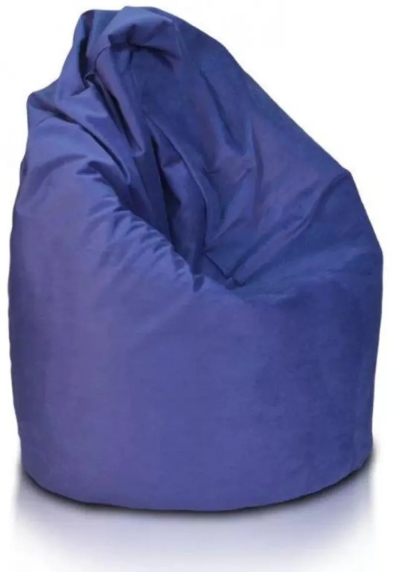 Sedací vak Amore – extra mäkký vak z plyšu pre maximálne pohodlie Farba: A15 - modrá