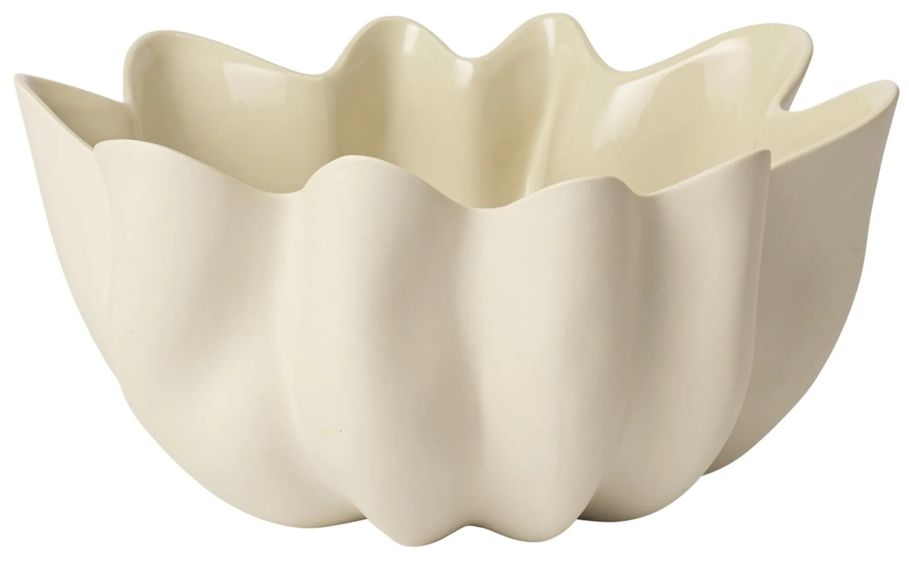 Ferm Living Kameninová misa Nium Off White Ø 36 cm