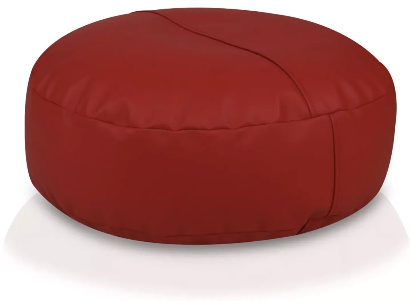 INTERMEDIC SK - Sedací vak 47x15 cm z ekokože | podnožka, podsedák, doplnkové sedenie Farba: E06 - Červená (ekokoža)