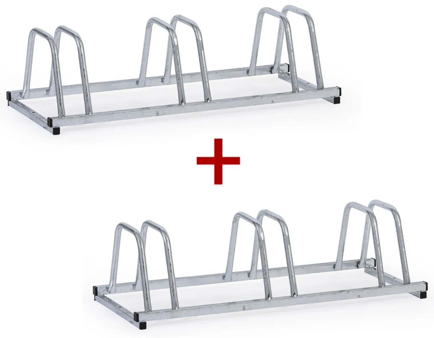 Stojan na bicykle, 1+1 ZDARMA, 3 státí, na kotvenie