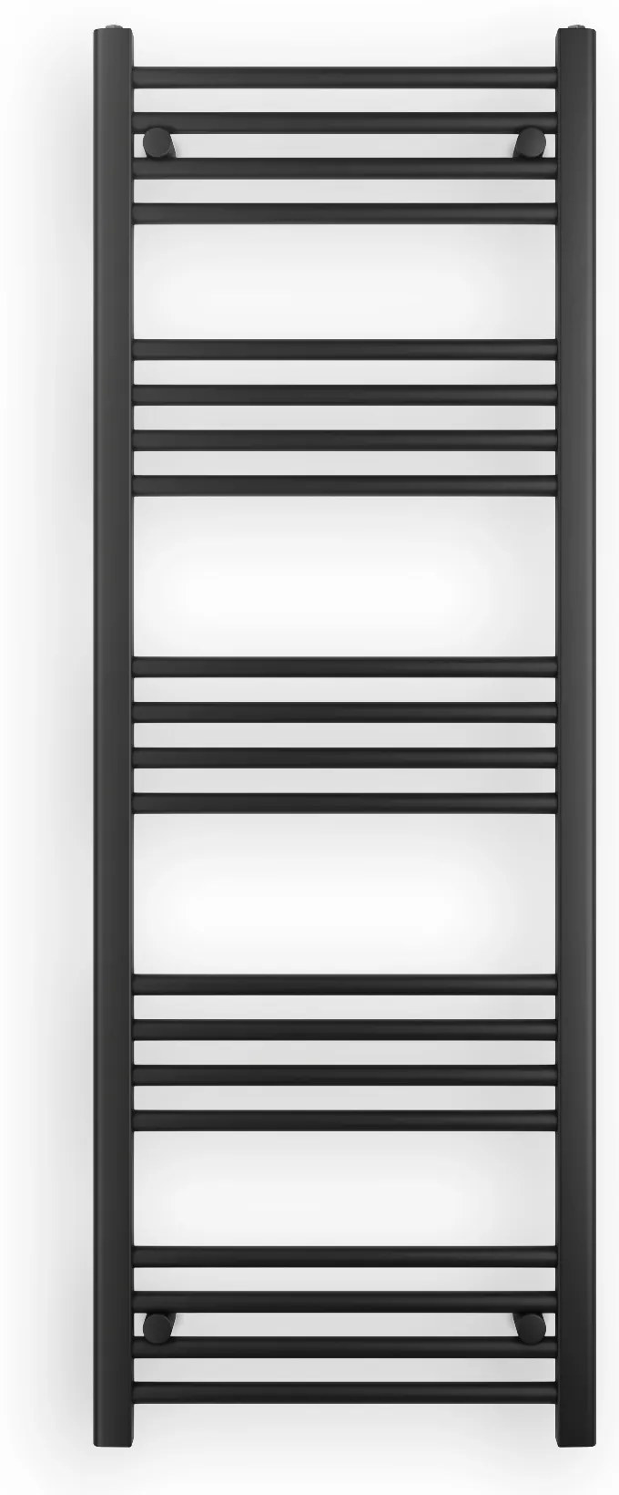 Erga Puerto, vykurovacie teleso 1400x500 mm, 590W, čierna matná, ERG-LAV-GRZE-BK-50140