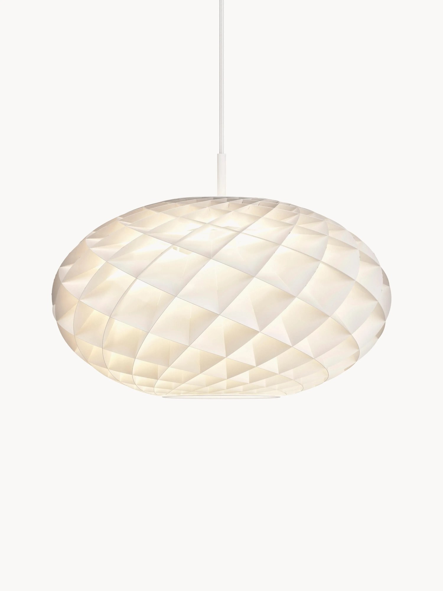 Oválne závesné LED svietidlo Patera