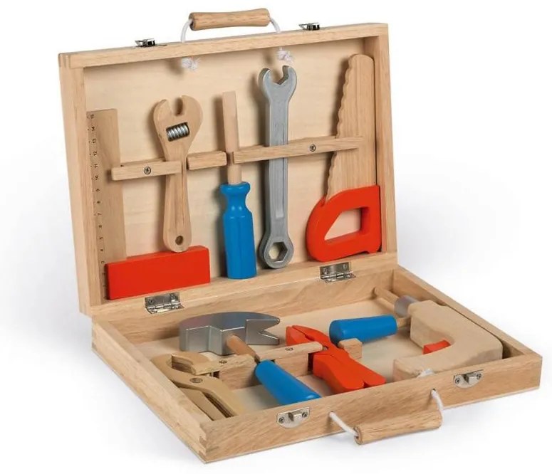BricoKids - Detské náradie v kufríku - 9 ks