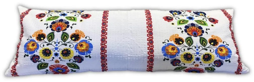 Obliečka na relaxačný vankúš Krep "Náhradný manžel" 50x150 cm Farba: Červený prúžok