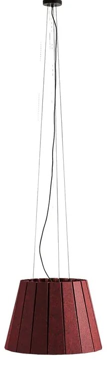 Stropné svietidlo GRAND, bordová