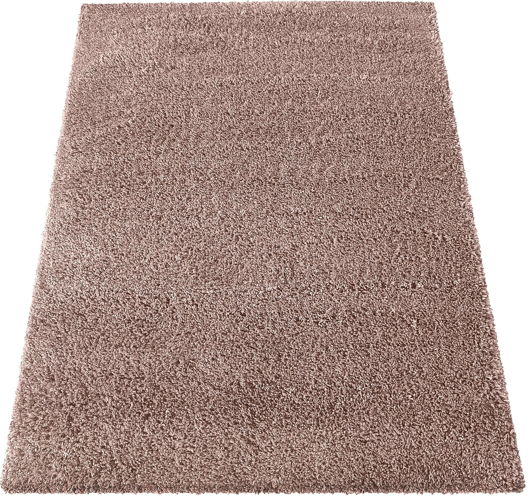 DY Ružový jednofarebný shaggy koberec Santo Rozmer: 160x230 cm