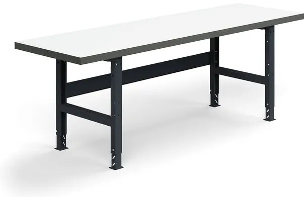 Dielenský stôl TRUST, 2500x760mm, 600 kg, vysokotlaký laminát