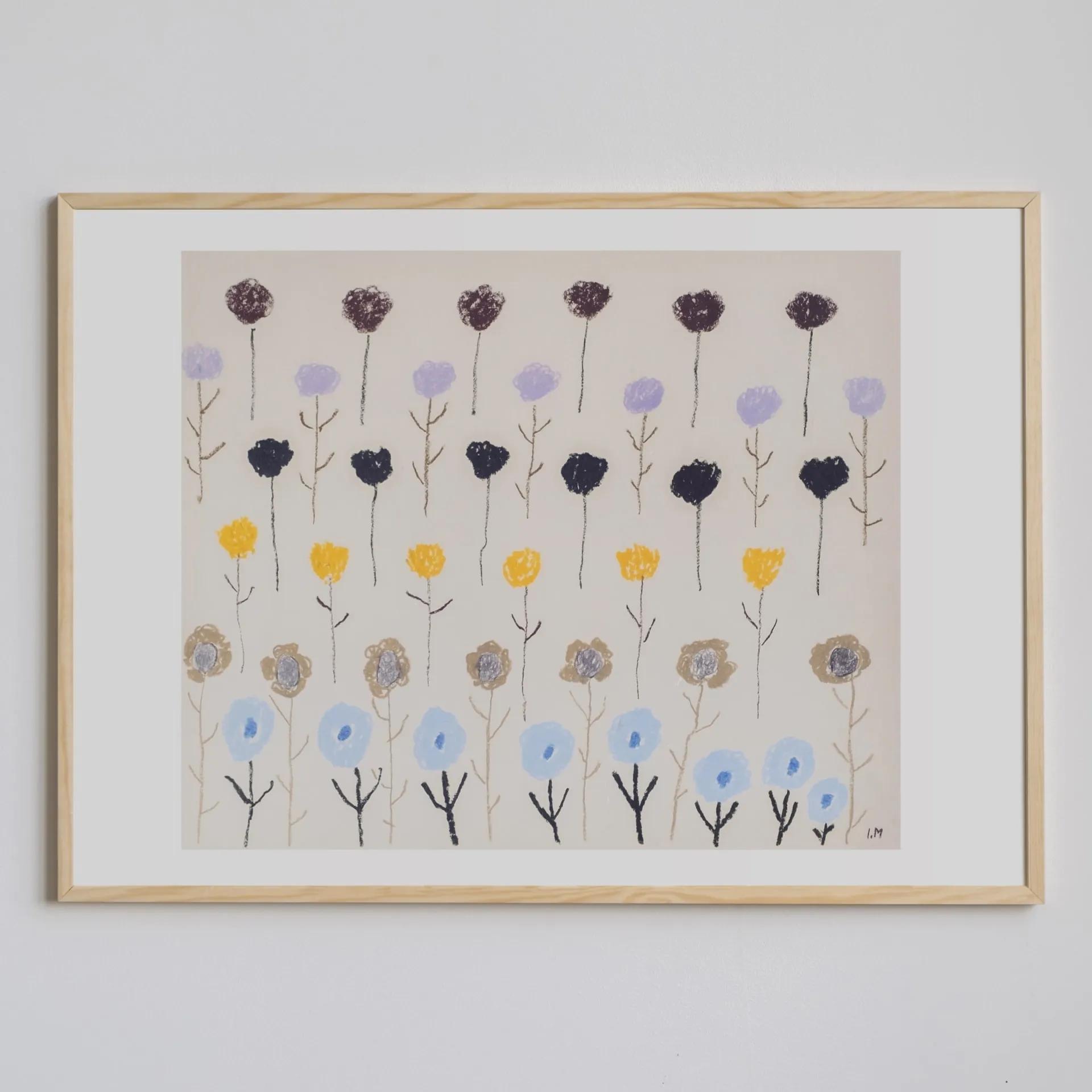Fine Little Day Autorský plagát Äng by Isis Maakestad 50 x 70 cm