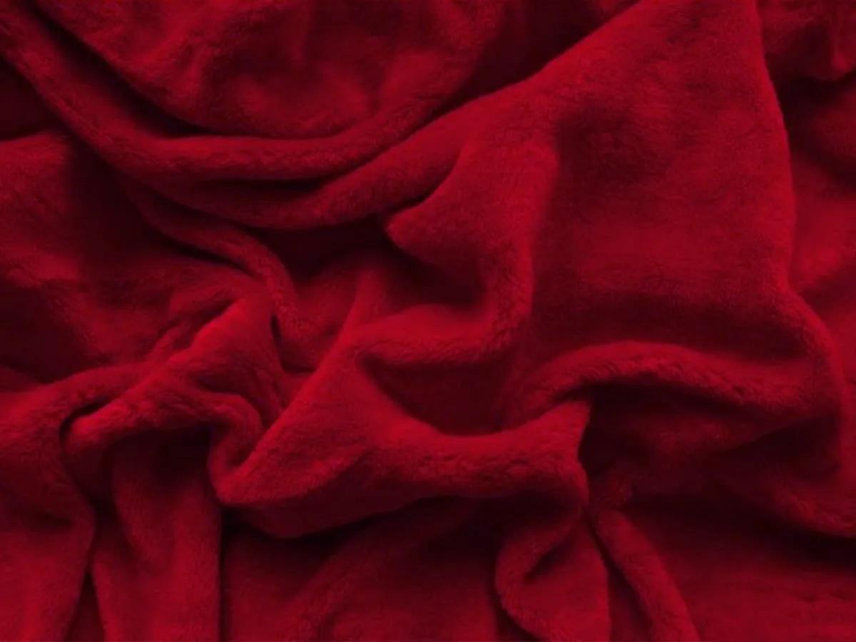 XPOSE® Mikroplyšová plachta Exclusive - vínová 140x200 cm