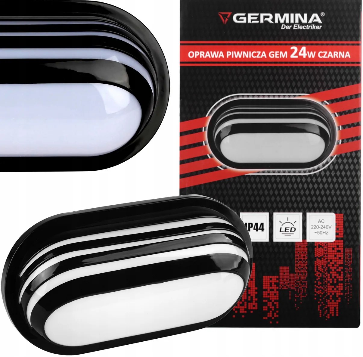 Germina Prisadené LED stropné svietidlo 24W - IP44 - neutrálna farba