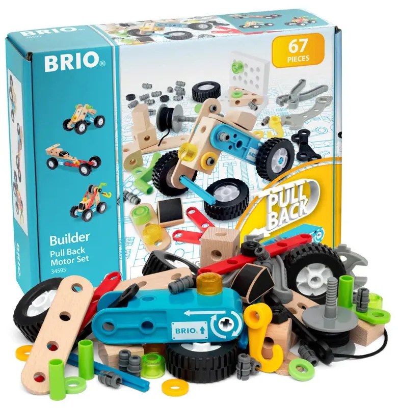 Brio Builder - pull-back systém - 67 ks