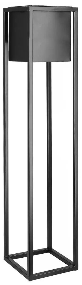Kvetináč so stojanom 100 cm – čierny SPRINGOS BOLD GA0189