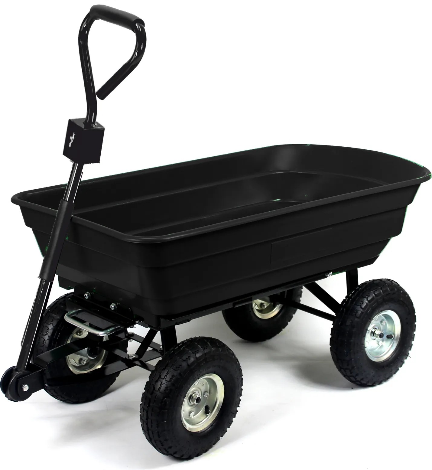 Garden Line ZÁHRADNÝ VOZÍK S DVOJITOU FUNKCIOU, ČIERNY
