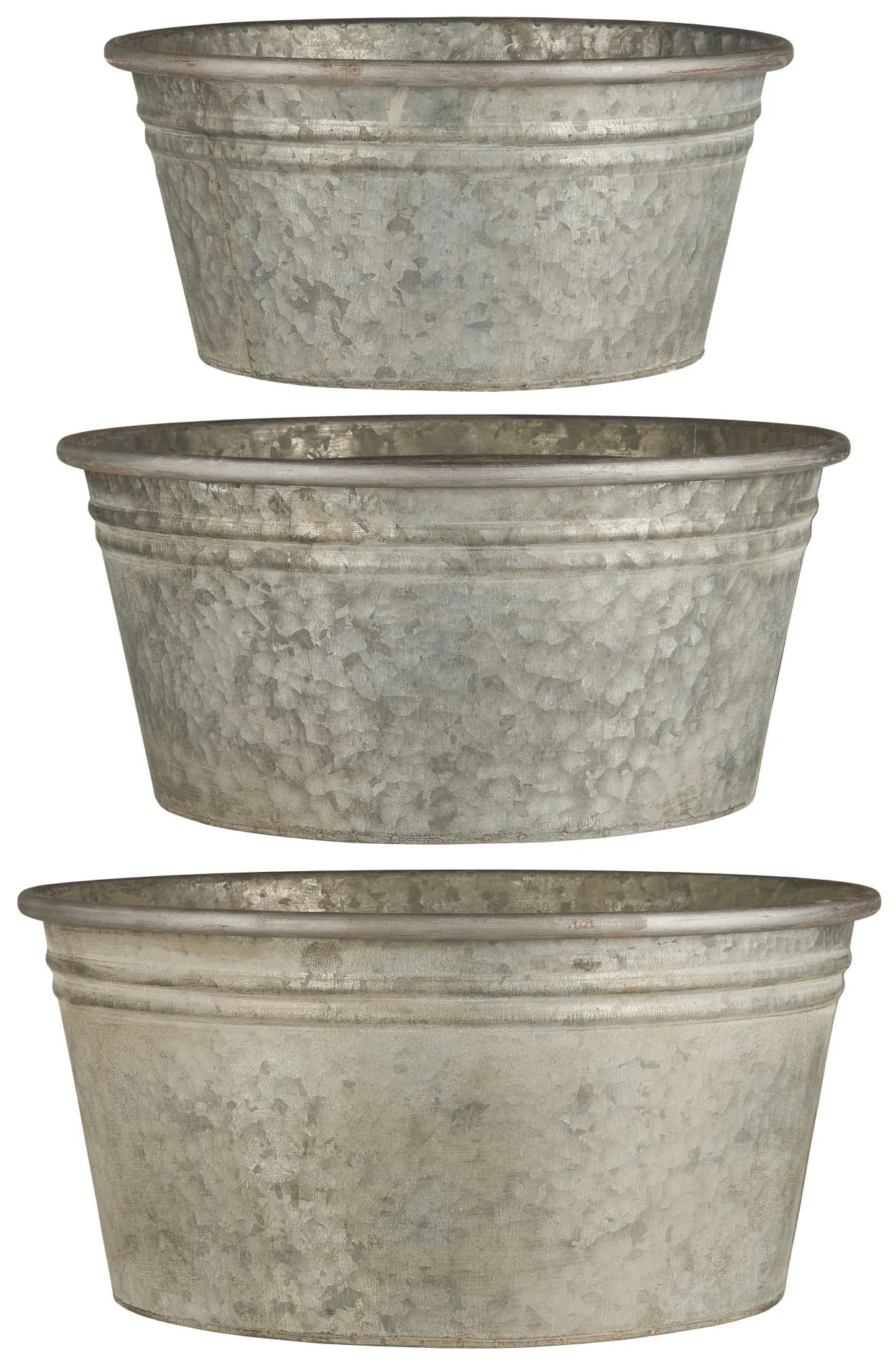 Ib Laursen Plechový obal na kvetiny Conical Urban Garden M