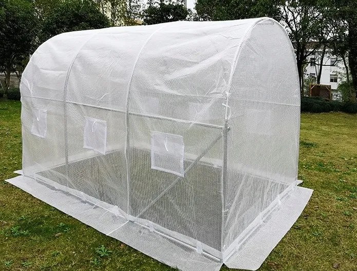 Záhradný fóliovník 3x6m BIELY + darček