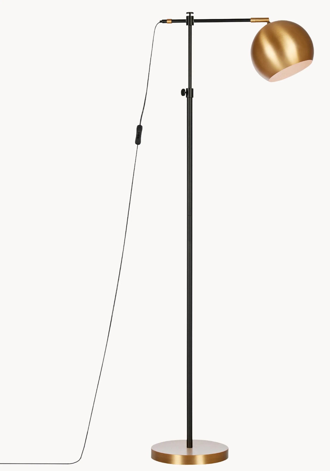 Malá kovová lampa na čítanie Chester