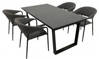 Doppler LIVORNO MELIA LIKA-TEX® - záhradná hliníková sedacia súprava 4+1