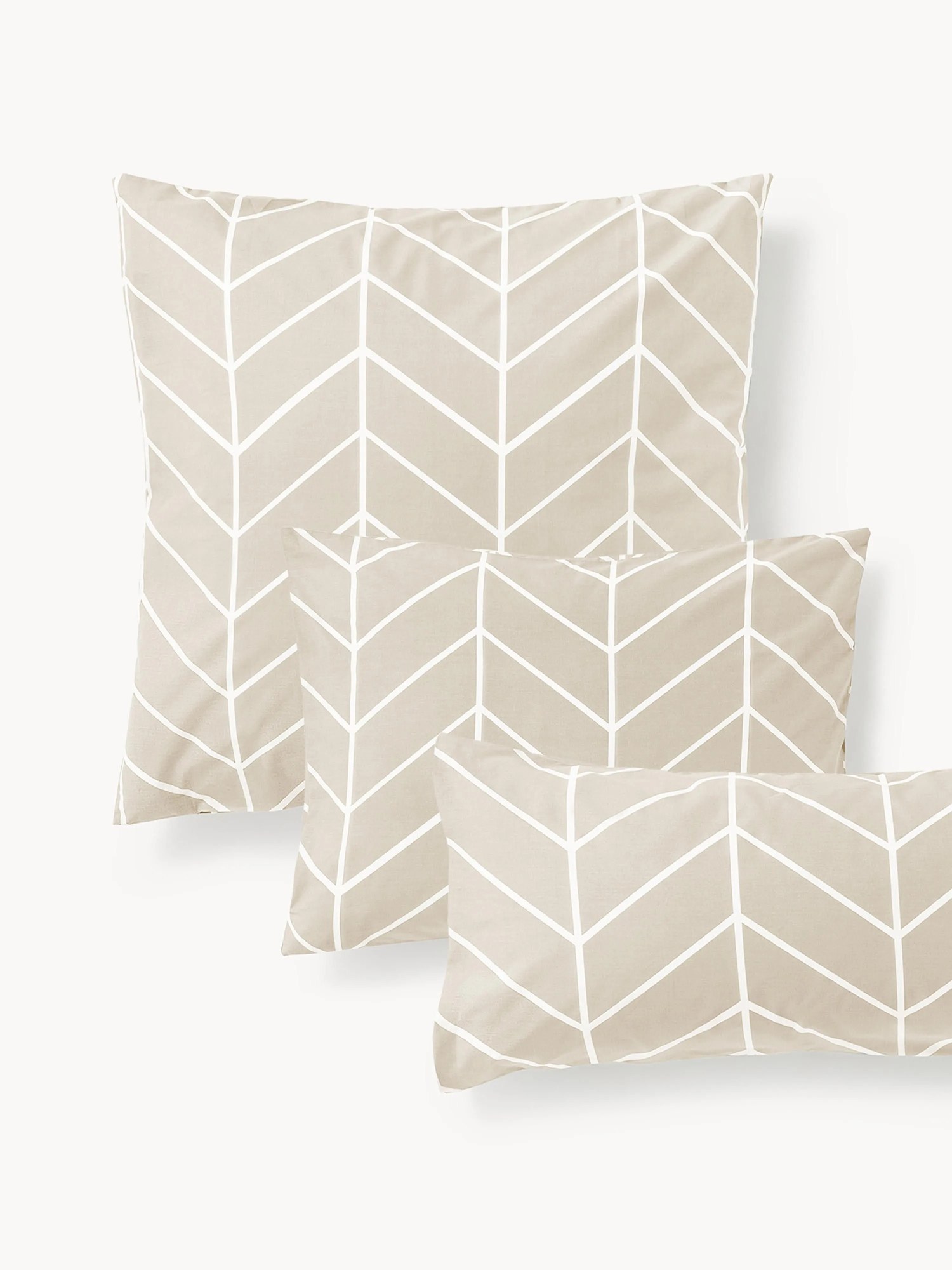 Vzorovaná bavlnená obliečka na vankúš Mirja