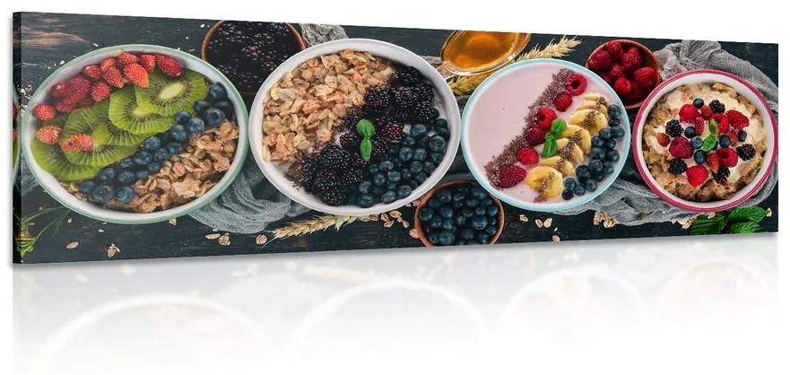 Obraz chutné variácie müsli