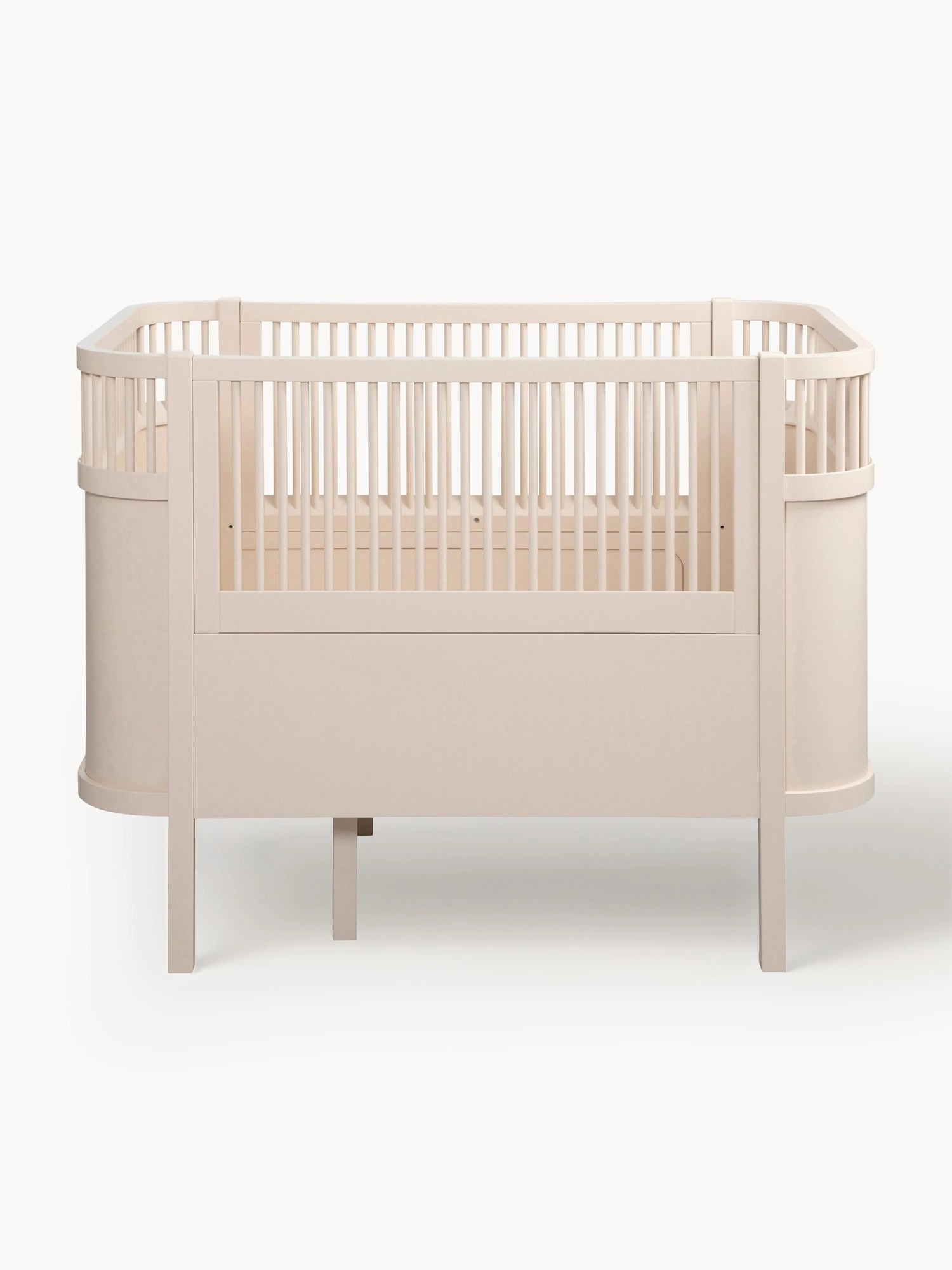 Rozkladacia detská postieľka z brezového dreva Baby & Junior, 70 x 110/150 cm