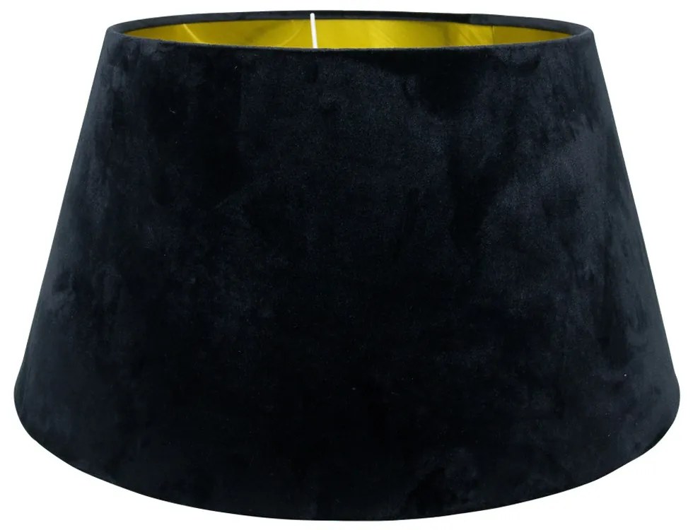 Čierne zamatové tienidlo Bock 45cm - 33 * 45 * h25cm Čierne zamatové tienidlo Bock 45cm - 33 * 45 * h25cm