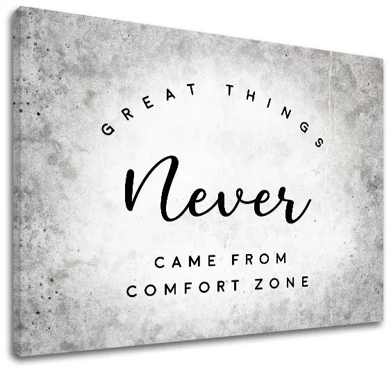 Motivačný obraz na stenu Great things | rôzne rozmery